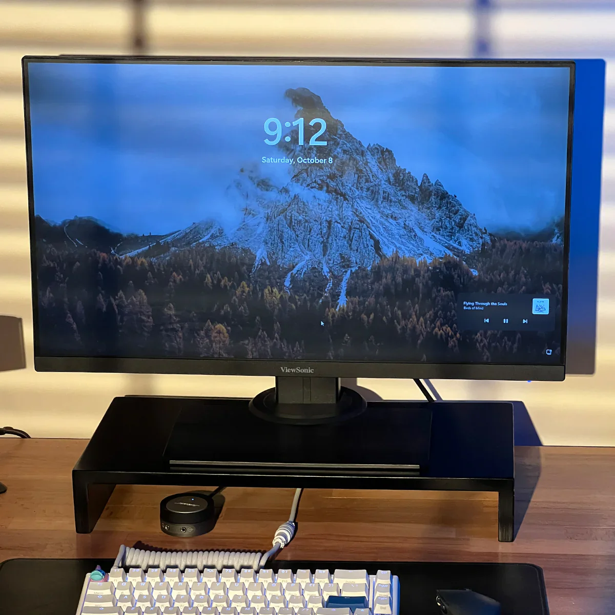 Woodsy Monitor Stand Riser for Desk (small) - Desk Organizer - Image 5