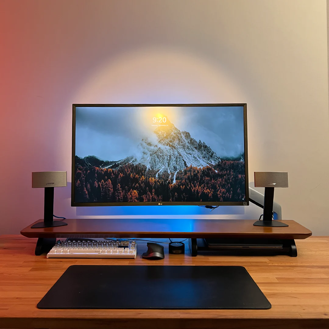Woodsy Premium Monitor Stand - Desk Shelf - Image 3