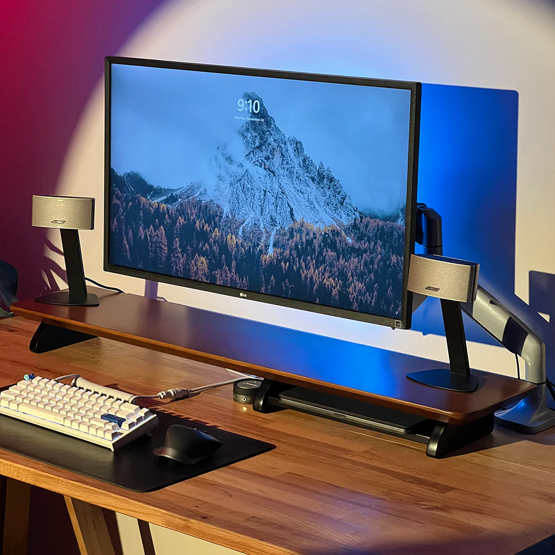 Woodsy Premium Monitor Stand - Desk Shelf - Image 9